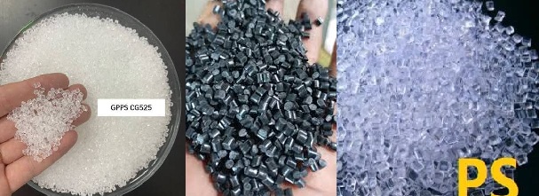 Reprocessed polystyrene regrind